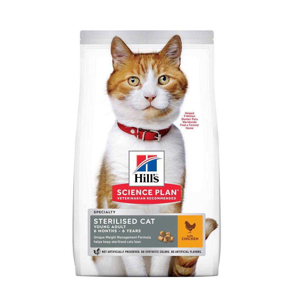 Hills Science Plan Feline Sterilised Cat Adult Young Chicken