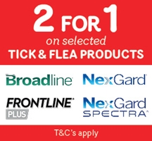 2 for 1 on Selected Tick and Flea 