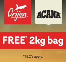 Acana & Orijen Functional Diets - FREE 2KG Promo 