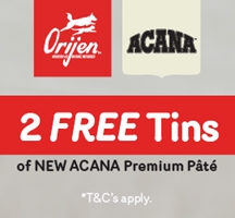 ACANA & ORIJEN Cat food wet & dry promotion Cats