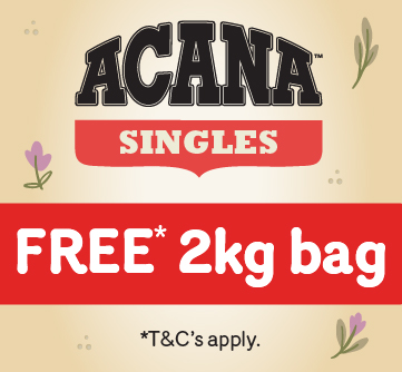 Acana SINGLES free 2kg promotion