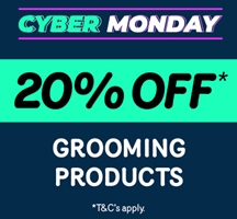 Cyber Monday - 20% off on Dog Grooming Products